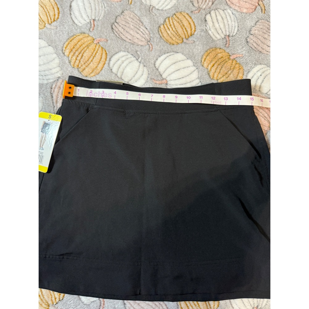 NWT 32 Degrees Cool Size Small Black Athletic Skort Pockets Golf Causal Shorts - Picture 7 of 8